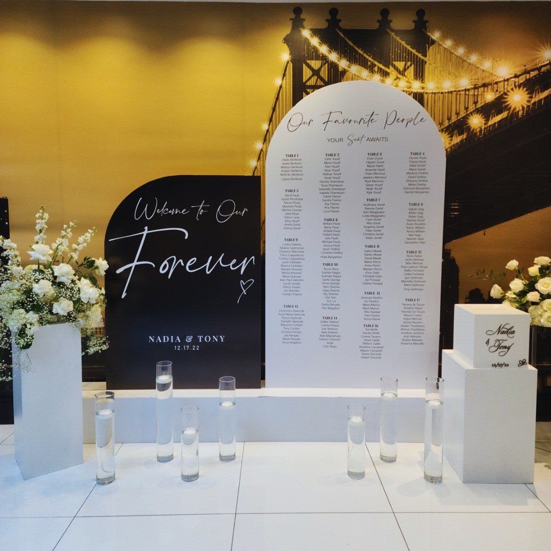 Seating Charts & Welcome Signs
